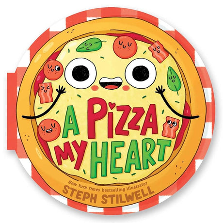 A Pizza My Heart (A Shaped Novelty Board Book for Toddlers) (Delish Delights) cover image