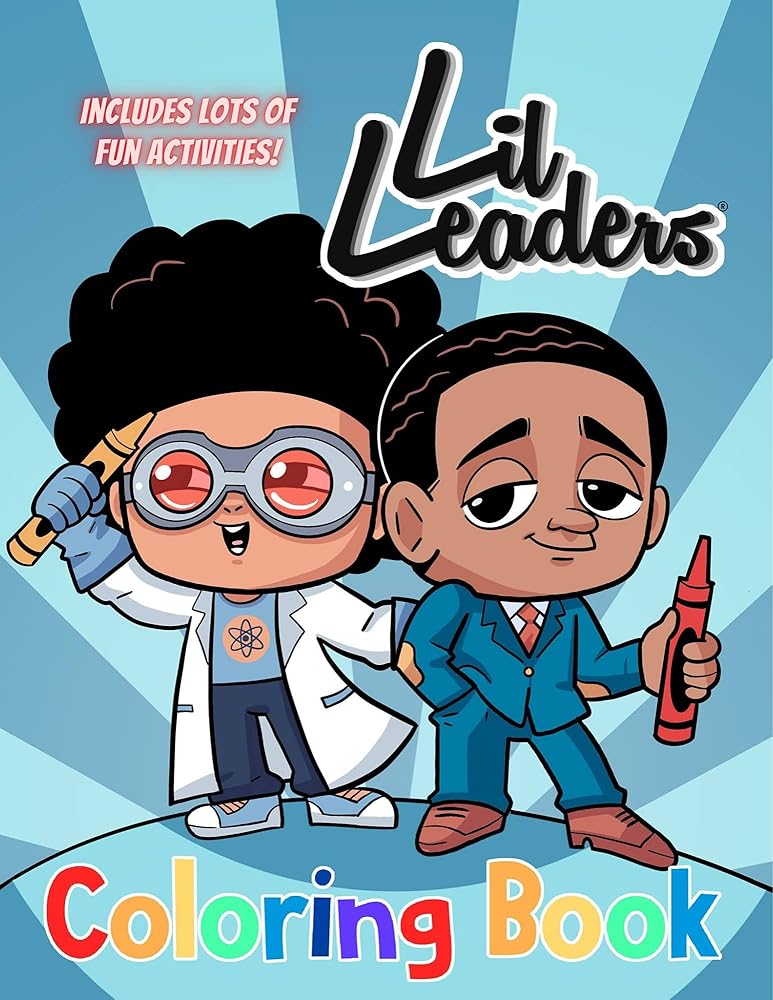 Lil Leaders® Boys Coloring Book cover image