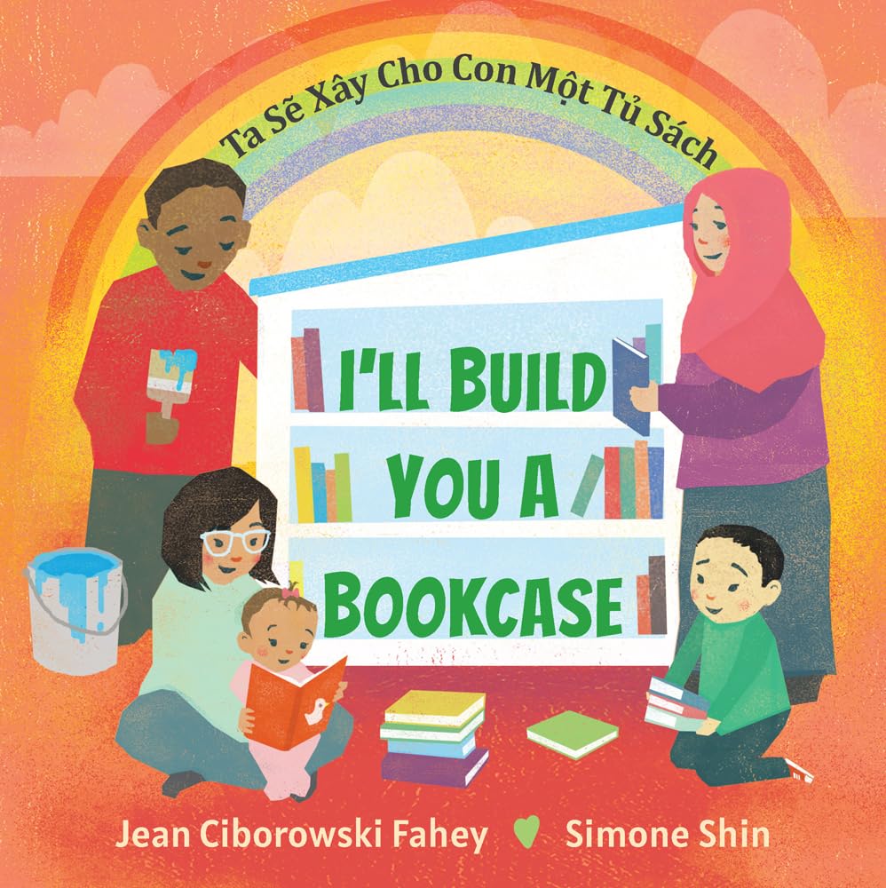 I'll Build You a Bookcase (Vietnamese-English bilingual edition) (English and Vietnamese Edition) cover image