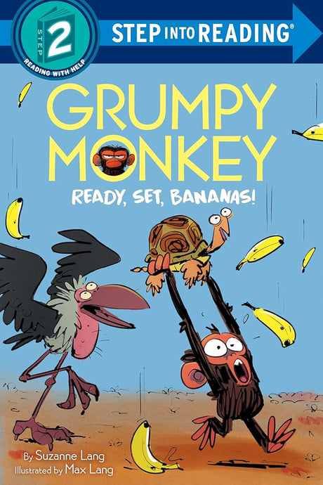 Grumpy Monkey Ready, Set, Bananas! (Grumpy Monkey Step Into Reading) cover image