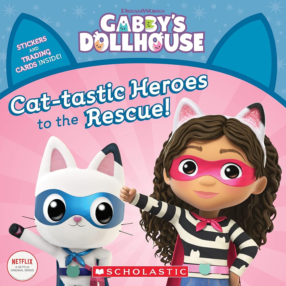 Cat-tastic Heroes to the Rescue (Gabby’s Dollhouse Storybook) (Gabby's Dollhouse, 1) cover image