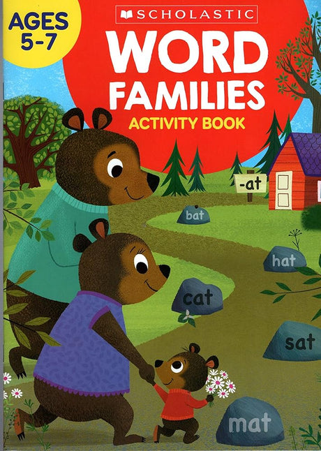 Scholastic - Word Families - Educational Workbooks Ages 5 - 7 cover image