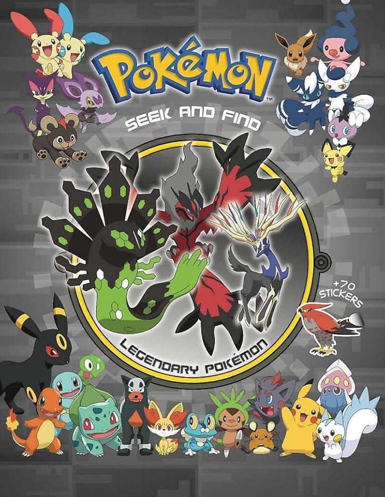 Pokémon Seek and Find: Legendary Pokémon cover image