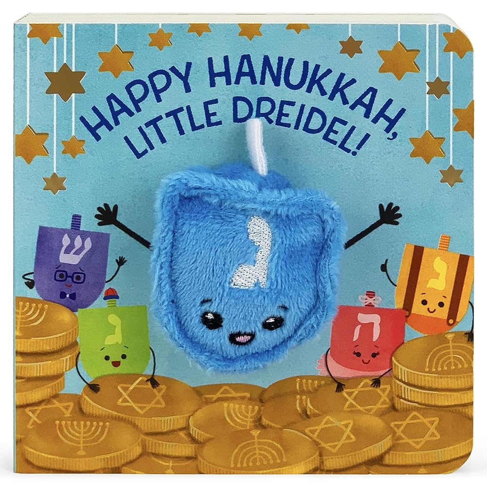 Happy Hanukkah, Little Dreidel (Finger Puppet Board Book) (Children's Interactive Finger Puppet Board Book) cover image