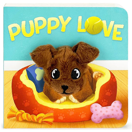 Puppy Love Finger Puppet Board Book for Little Dog Lovers, Ages 1-4 (Children's Interactive Finger Puppet Board Book) cover image
