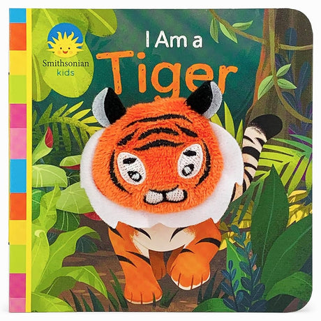 I Am a Tiger Finger Puppet Book (Smithsonian Kids) cover image