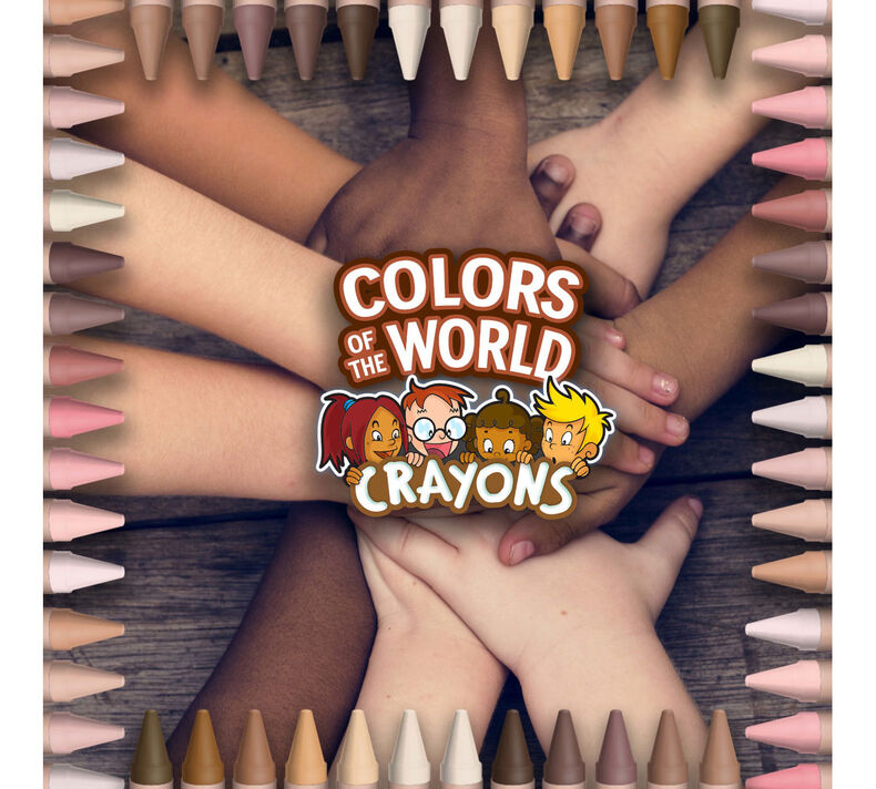 CRAYOLA Colours of The World Rotuladores en 24 Colores Especialmente diseñados para representar a Personas de Todo el Mundo 58-7804 