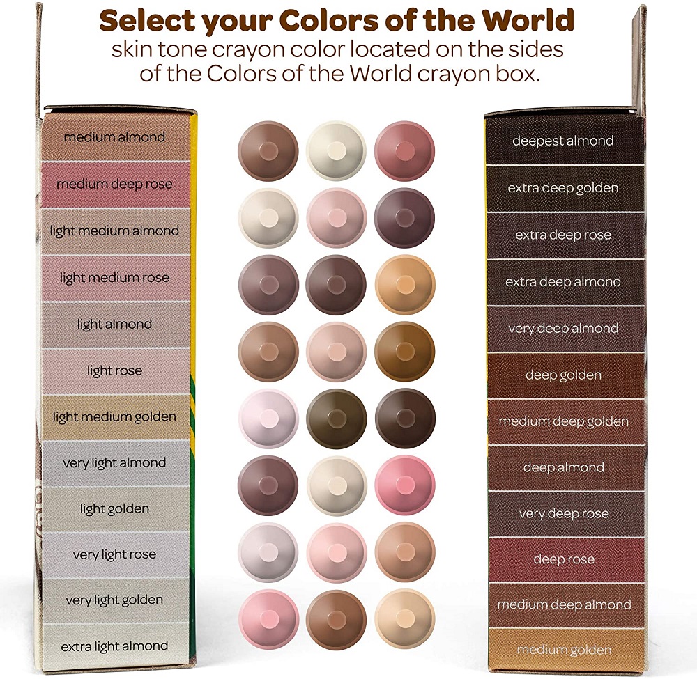 Crayola Colors of the World Review  FREE Downloadable Swatch Sheet 