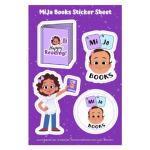 MiJa Books Sticker Sheet