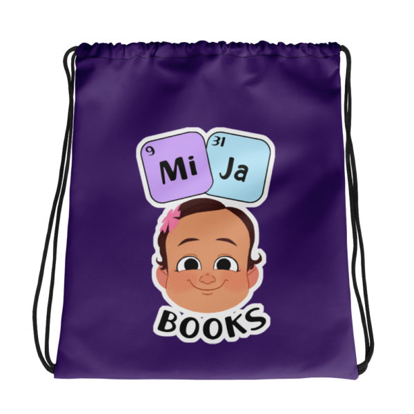 MiJa Books Drawstring Bag